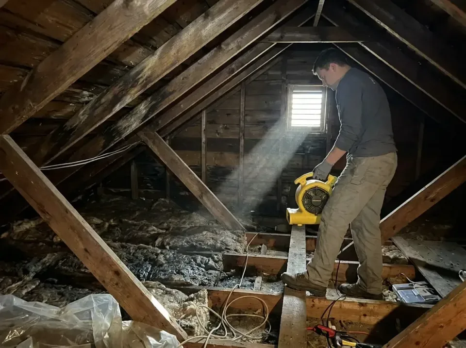 attic-water-damage-drying-proc-007 — frequently asked questions, Emergency Water Extraction & 24/7 Flood Response in North F…